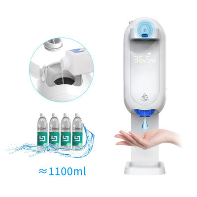 Modern automatic digital thermometer soap dispenser temperature measuring stand