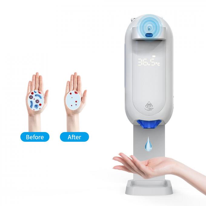 Automatischer Seifenspender des neuen Thermometers des Entwurfs 2021 weißen klar die Hände 2