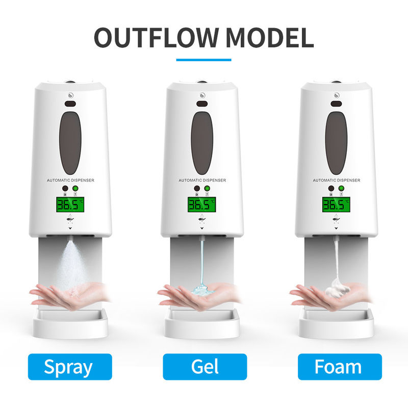 Intelligent Voice K9 Pro Spray Hand Sanitizer Dispenser Automatic Thermometer Liquid Soap Dispenser