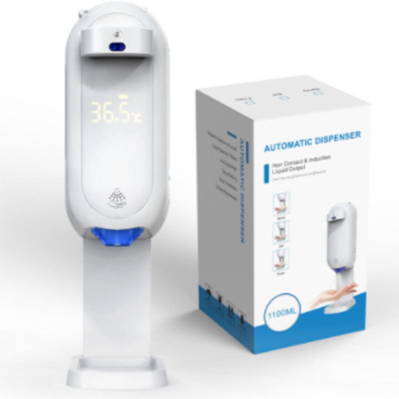 1100ml Automatic Contactless Hand Sanitizer Dispenser Thermometer Volume Amount Adjustable
