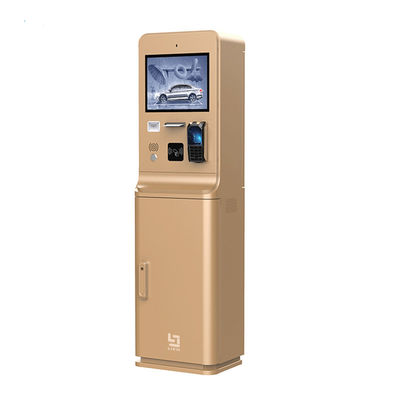 15 Zoll Touchscreen Parkplatz Zahlung Kiosk mit Intercom und galvanisierte Stahlplatte Konstruktion