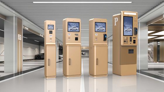 Material aus Edelstahl öffentliches Parkplatzsystem Selbstbedienungskiosk für den Außenbereich