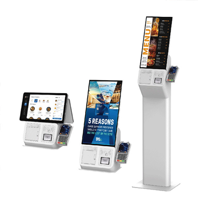 Desktop-Einzelhandel Bäckerei Selbstbedienung Zahlung Kiosk Maschine Fast Food Touchscreen Selbstkasse Kiosk