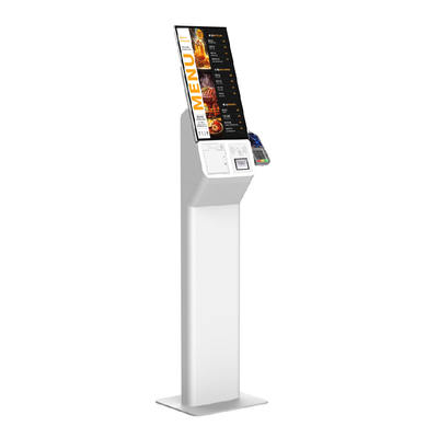 Selbstbestellkiosk Android 21,5 Zoll Fast Food Touchscreen-Drucker Selbstauszahlkiosk