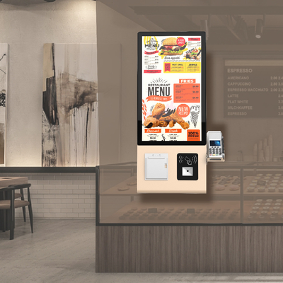 Self Checkout Kiosk mit 23.8 Zoll Touchscreen-Display Drucker Scanner für Einzelhandelsgeschäfte