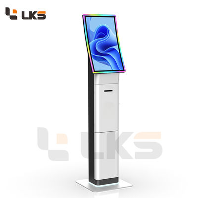 Neues Design Schnell Einfach Verfügbar 24/7 Curved Screen Self-Service Ticket Kiosk für Kino Flughafen Veranstaltungen