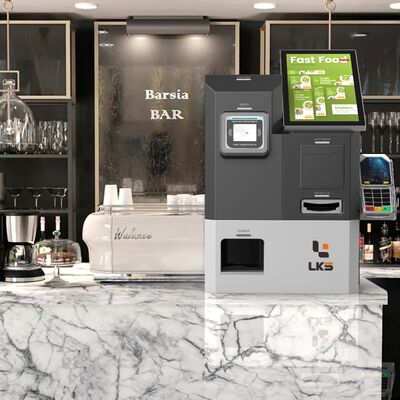 Kartenhändler Optional Selbstbedienung Kiosk mit Barcode Scanner Unterstützung 1D und ID Card Reader Optional Selbstbedienung