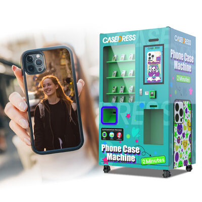 Self Service Kiosk Delivering Customized Phone Case Printing Services with User Friendly