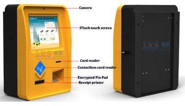 Wandmontierte Touchscreen Zahlungsschalter Wandfür Bank / Einkaufszentrum