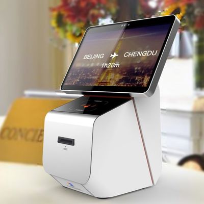 Android-System das 10 Zoll-Hotel überprüfen im Karten-Zufuhr-Kiosk mit Thermal-Drucker