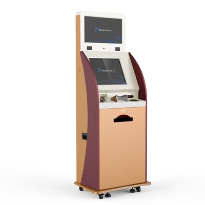 Freies stehendes Touch Screen Krankenhaus-Selbstlabor, das Zahlungs-Kiosk 19 Zoll druckt